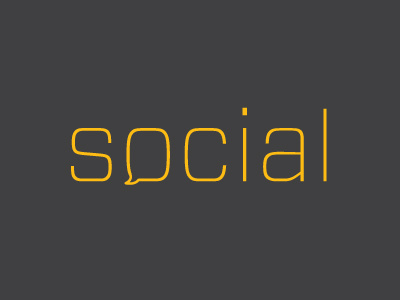 Social forza iconography logo logotype typography
