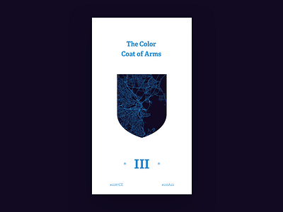 The Color Coat of Arms - Nr. III card coat of arms color color palette shield swatches