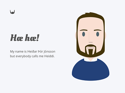 Heiddi Selfie avatar designer illustration introduction selfie