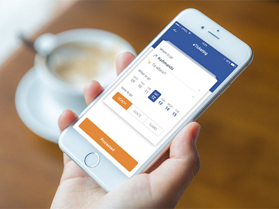 eTicketing mobile app android app booking clean concept design ios minimal mobile ui ux