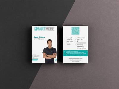 Sample Card design for company identity card official card