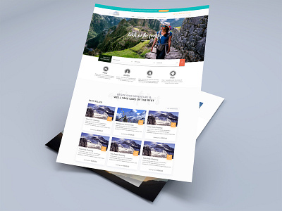 Website Concept Design for Travel Company design pages travel ui ux website