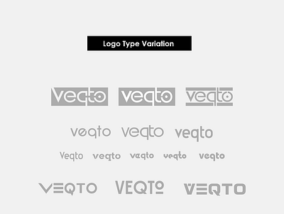 Veqto Logo illustration logo typography