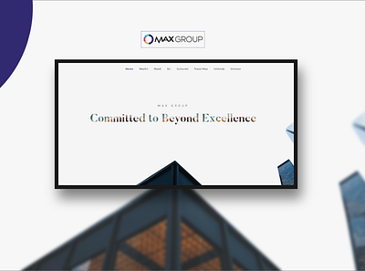 Maxgroup Web Design minimal ui ux web website