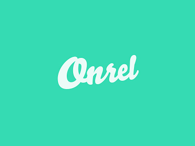 Onrel Logo green logo logotype white