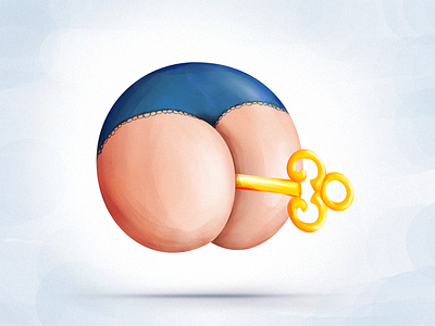 Open Ass ass butt gold icon illustration key open as pants photoshop