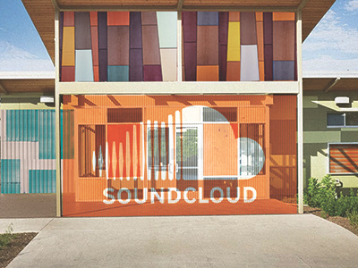 Soundcloud Creator Clubhouse Bungee Pitch austin bungee design environment experience installation sxsw