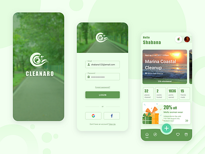 Cleanaro - an app for environmental volunteers