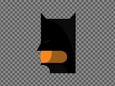 "I am Batman!" batman character head illustration vector