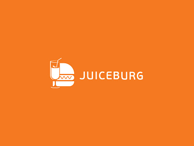 Juiceburg burger design juice logo