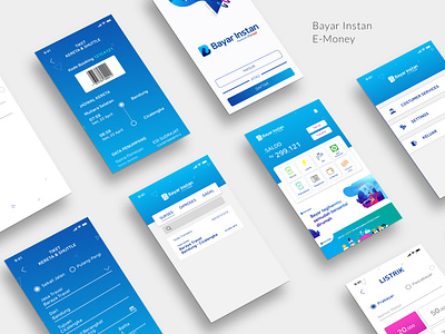 UI for E-money BayarInstan