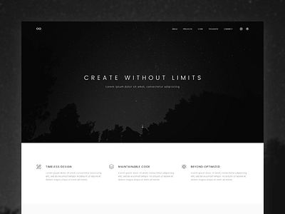 Limitless Pro Genesis Child Theme agency creative freelancer genesis framework minimal template theme web design wordpress