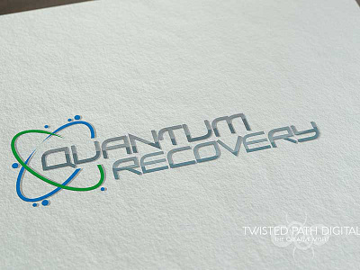 Quantum Recovery brand branding business cards logo logo design