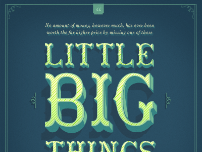 Little Big Things