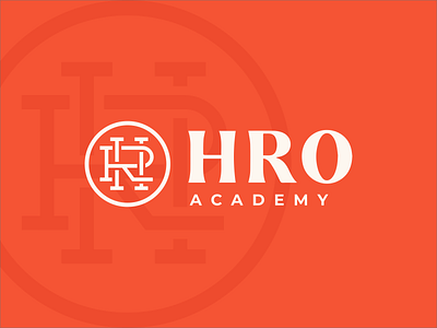 HRO branding logo monogram typography