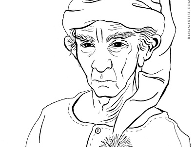Ebenezer Scrooge books character design christmas carol illustration ink inking inktober inktober2020