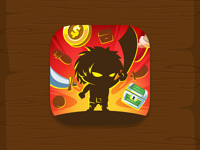 Pirate Story icon app game illustration pirate puzzle