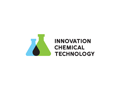 Innovation Chemical Laboratory chemical identity laboratory logotype oil