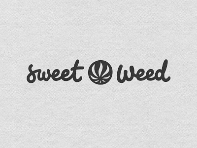 Sweet Weed lettering logo logotype street wear weed