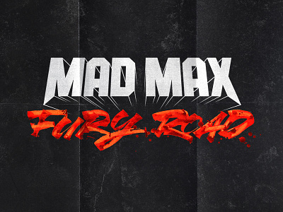 Mad Max calligraphy lettering mad max