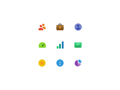 Icons flat icons material design