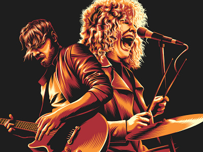 Illustration illustration music band vector