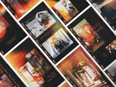 Light Leak Stories film overlay texture instagram light leaks psd social media templates