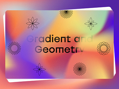 Gradient and Geometry. Vol.1 background colors fluid geometry gradient mesh gradient shapes texture