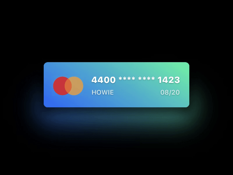 Daily Ui #2 credit card daily ui pay payment