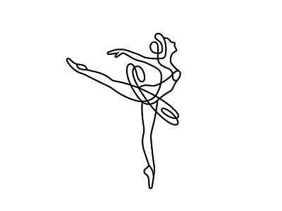 Ballerina 📌 Logo for Sale art ballerina ballet choreographer clothing dance dancer dancing female girl jewelry lady logo mascot one line people perfume person school woman