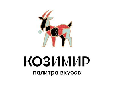 Kozimir avant garde cattle design farm goat illustration logo mascot natural ranch