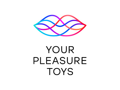 Your Pleasure Toys colorful girl kiss lady lips logo pleasure sex toys vibrations vibrator waves woman
