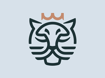 Lion King 📌 Logo was Sold boss cat clothing crown diadem emblem face head heraldic king law lion logo prince property queen real estate royal security tiger