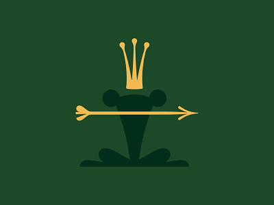 Princess Frog 📌 Logo for Sale archer arrow clothes cosmetics crown fashion frog heraldry jewellery king lady loathly logo luxury plastic prince princess queen royal surgery