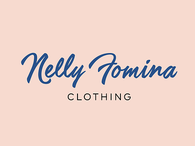 Nelly Fomina apparel calligritype clothes clothes designer customtype dress handlettering handtype handwritten lettering