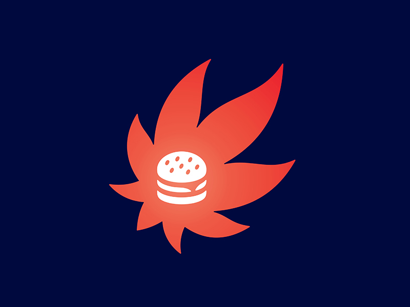 Flame Burger Logo For Sale By Graph Uvarov On Dribbble