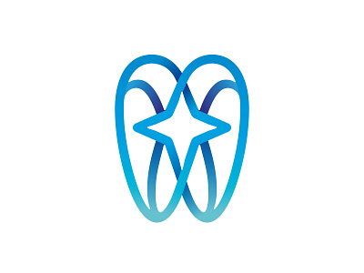 Dental Star 📌 Logo for Sale 3d cleaning dental dentist dentistry doctor fresh health healthcare logo medical modern oral repair ribbon star tape technology tooth toothbrush