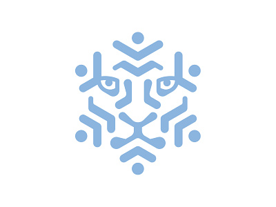 Snow Leopard 📌 Logo was Sold animal cat charitable fund leopard lion logo mane muzzle nature panther preservation roundelay safety save snow snow leopard snowflake tiger wildlife