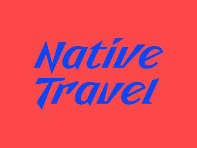 Native Travel flight font font design journey lettering native texture tour travels trip type type design voyage