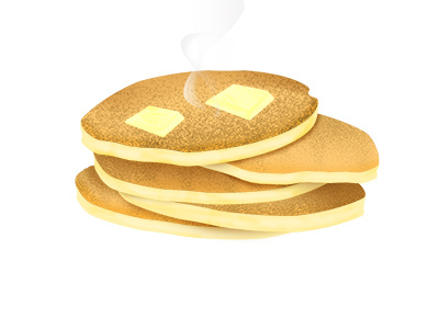 Pancakes illustration pancakes
