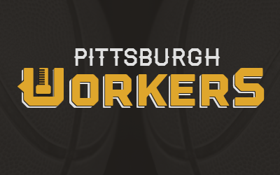 Pittsburgh Workers pittsburgh rebound sports logo workers