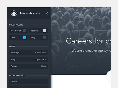 Live site editor careers creator editor fonts live modules poland recruiting sidebar site website