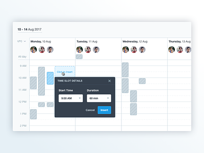 Find Time - Schedule better Interviews admin calendar event find time form interface saas schedule scheduling time ui