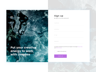 Sign Up Concept