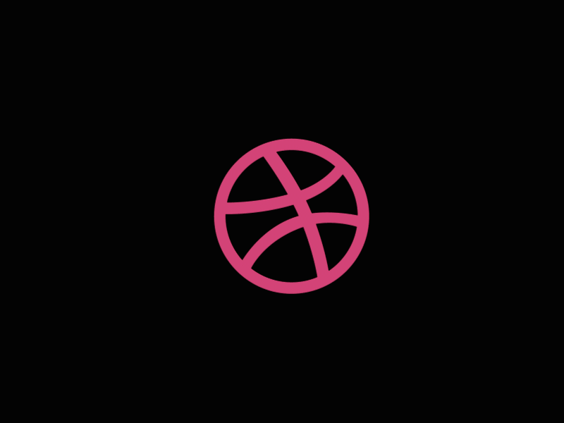 Dribble Logo Animation