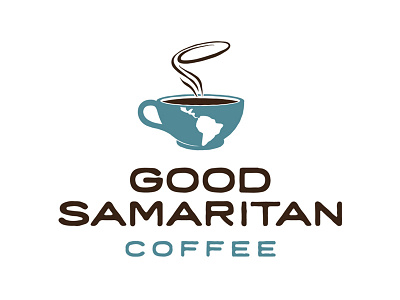Good Samaritan Coffee branding coffee cup drink halo identity logo logo design logotype missions