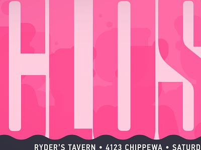 Ryder's Prom Night II: Closer adult prom bar bar prom bubblegum closer din flyer images pink prom night promo ryders tavern stl sweeter tungsten type vector