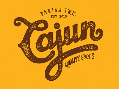 Cajun Quality Goods acadiana cajun cajuns lettering louisiana t shirt vintage