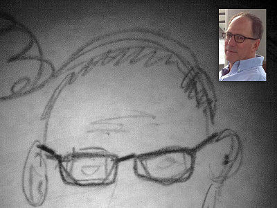 Tablecloth sketch of my dad