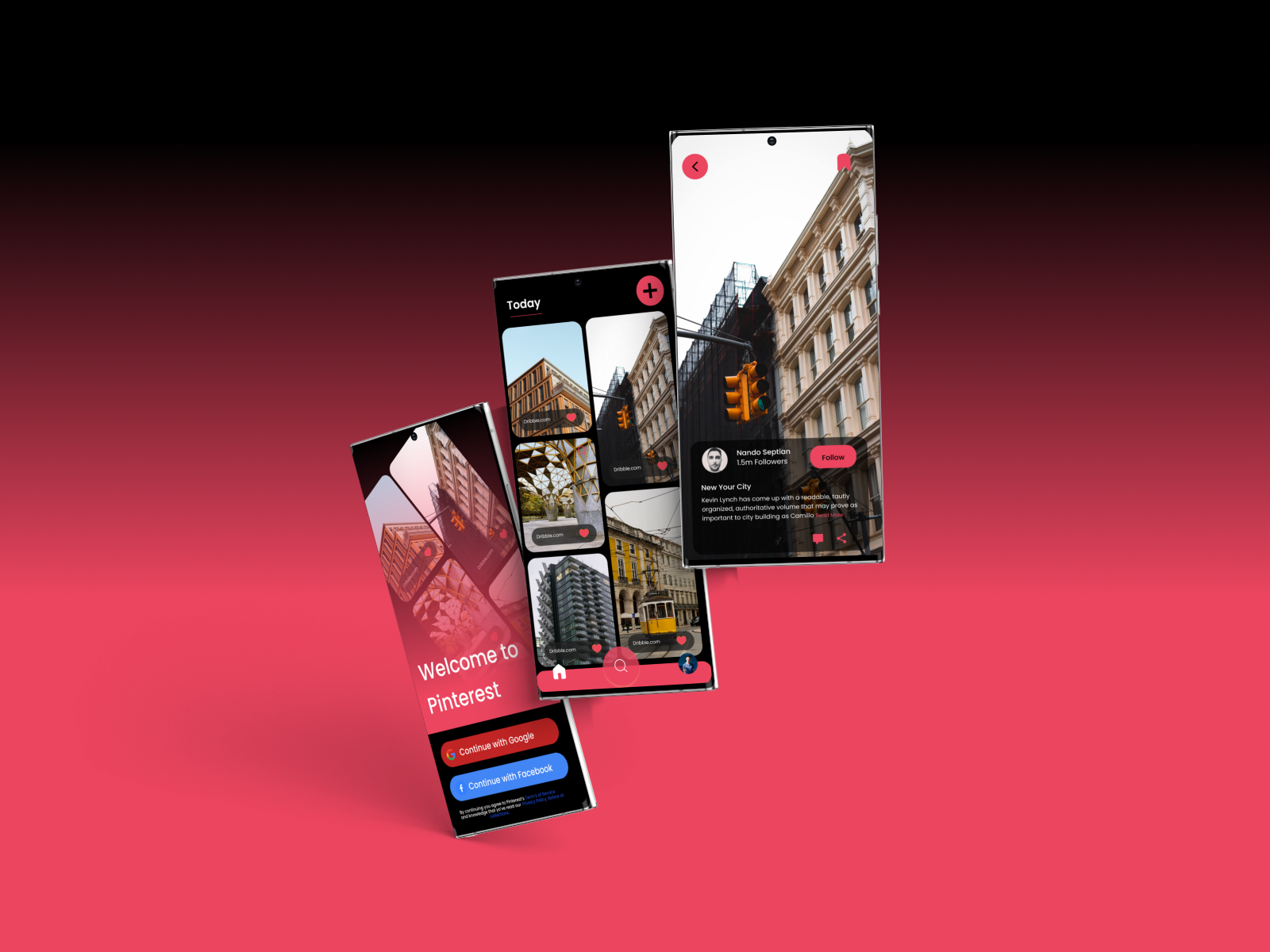 Redesign Pinterest Mobile App By Abukhalidstudio On Dribbble   Redesign Pinterest Mobile App 514953 4x 